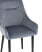 Стул Джоан велюр серый (Стул Джоан серый)