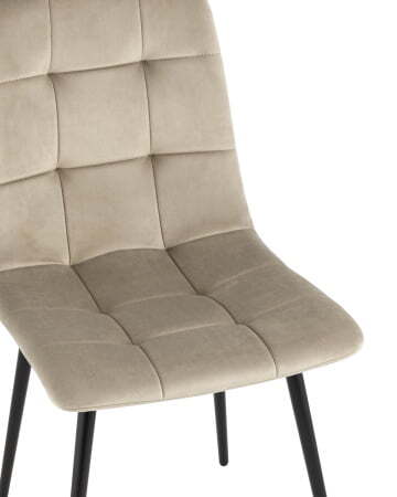 Стул Одди велюр бежевый (Стул Одди бежевый)