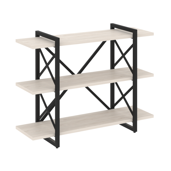 Стеллаж на регулируемых опорах-3 полки VR.L-MST.O-3.8V 1200x400x910 (Денвер Светлый/Черный металл) Стеллаж на регулируемых опорах-3 полки VR.L-MST.O-3.8V 1200x400x910 (Денвер Светлый/Черный металл)