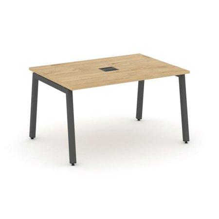 Стол переговорный SN-5A.SPRG-002 (1180х980х750) (Тиквуд Светлый/Металл Антрацит)