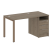 Рабочая станция с опорной тумбой Metal System Style БП.РС-СТП-1.1 1412x720x750 (Дуб Наварра/Серый металл) Рабочая станция с опорной тумбой Metal System Style БП.РС-СТП-1.1 1412x720x750 (Дуб Наварра/Серый металл)