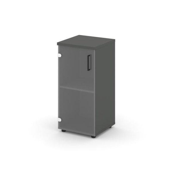 Шкаф низкий узкий SN.STU.E-302(L) (400х400х833) (Антрацит/Прозрачный) Шкаф низкий узкий SN.STU.E-302(L) (400х400х833) (Антрацит/Прозрачный)