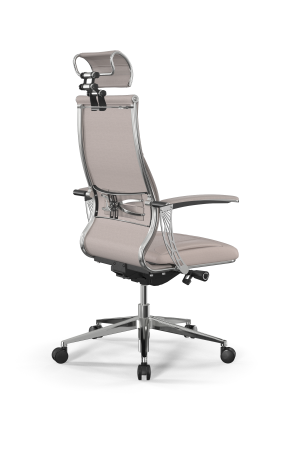 Кресло для руководителя Метта Samurai B2-11U - Infinity /Kc06/Wm06/U0mL-4c3/H2cL-3D(M26.B32.G25.W03) (Светло-бежевый)