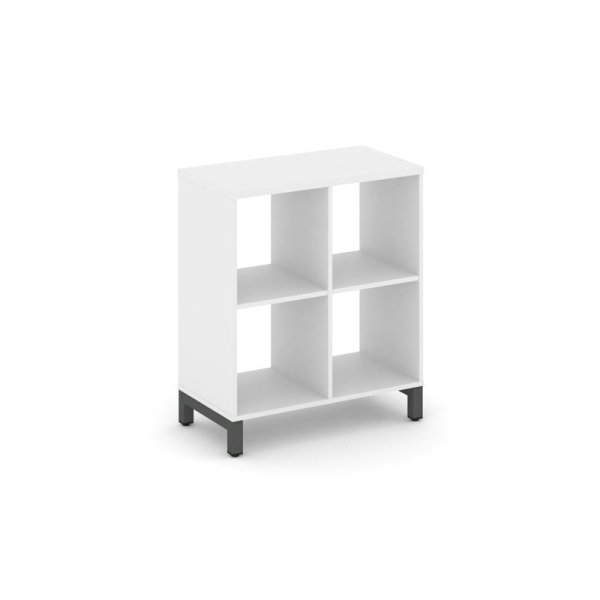 Каркас стеллажа 2 яруса SN.KS-220 (754х400х881) (Белый/Металл Антрацит) Каркас стеллажа 2 яруса SN.KS-220 (754х400х881) (Белый/Металл Антрацит)