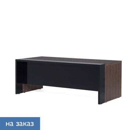 LAVA Стол для руководителя 220 (Табак/Черный глянец)