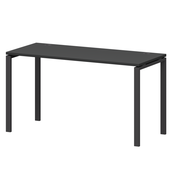 Стол на металлокаркасе Смарт СМС25-П-10К.60.Пр25 1000x600x750 (Графит/Антрацит)