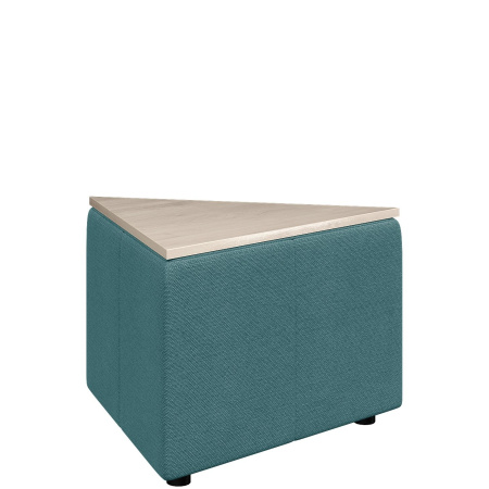 Диван Оригами. Стол треугольный. (Стол треугольный bravo_a_emerald)