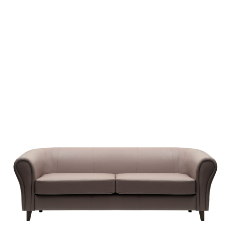 Диван офисный Сократ (С-17) 3-х местный (Коричневый)