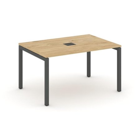 Стол переговорный SN-5P.SPRG-001 (980х980х750) (Тиквуд Светлый/Металл Антрацит)