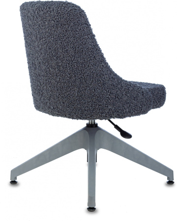 Кресло CH-340GLZ синий экомех крестов.4-луч. пластик пластик серый (Синий)