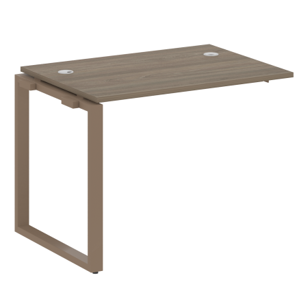 Проходной наборный элемент рабочей станции Metal System Style БО.ПРС-СП-1.1 1000x720x750 (Вяз/Мокко металл)