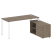 Рабочая станция с опорной тумбой правая Metal System Style БП.РС-СТС-2.4 Пр 1700x1520x750 (Дуб Наварра/Серый металл) Рабочая станция с опорной тумбой правая Metal System Style БП.РС-СТС-2.4 Пр 1700x1520x750 (Дуб Наварра/Серый металл)