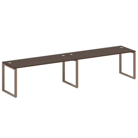 Рабочая станция Metal System Style БО.СМ-2.5 3600x720x750 (Венге Цаво/Мокко металл)