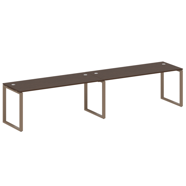 Рабочая станция Metal System Style БО.СМ-2.5 3600x720x750 (Венге Цаво/Мокко металл) Рабочая станция Metal System Style БО.СМ-2.5 3600x720x750 (Венге Цаво/Мокко металл)