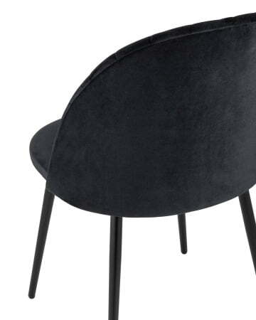 Стул Марсель велюр черный (Стул Марсель черный)