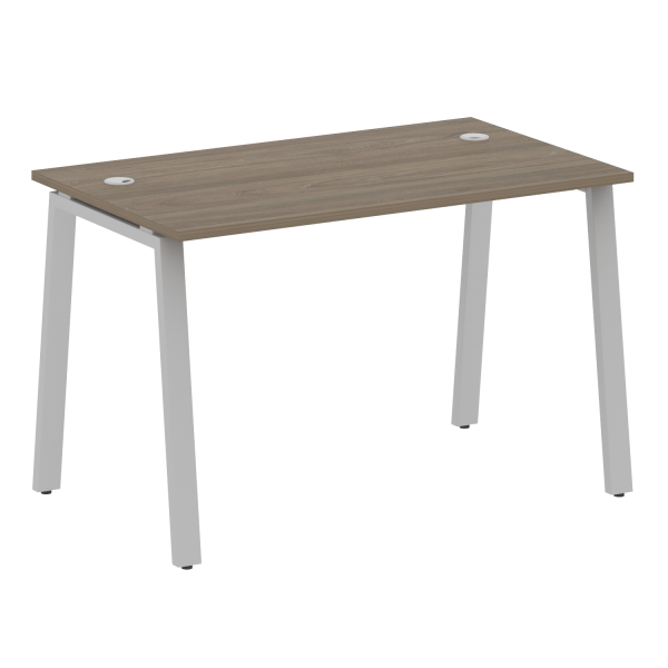 Стол письменный Metal System Style БА.СП-2 1200x720x750 (Вяз/Серый металл)