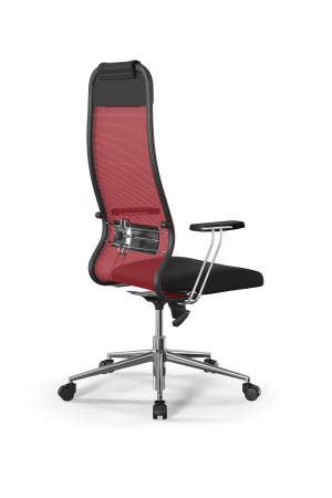 Кресло для руководителя Метта Sit 10 B1-111T - X2+UMF(X1) /Ub00/Wh00/T1bp-c(M09.B23.G18.W01) (Красный | Черный) Кресло для руководителя Метта Sit 10 B1-111T - X2+UMF(X1) /Ub00/Wh00/T1bp-c(M09.B23.G18.W01) (Красный | Черный)