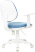 Кресло детское CH-W356AXSN голубой Velvet 86 крестов. пластик пластик белый (Голубой)