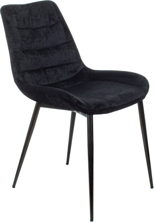 Стул для кухни KF-6_2 комплект 2шт черный Light 20 металл черный на ножках (KF-6/LT20_2) (Черный)