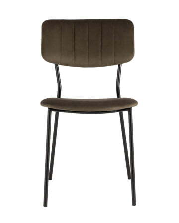 Стул Бандо велюр коричневый (Стул Бандо коричневый)