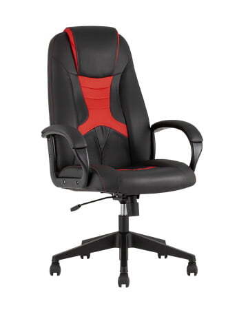 Кресло игровое TopChairs ST-CYBER 8 черный/красный (Геймерское кресло ST-CYBER 8 красный)