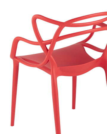 Стул Masters (Мастерс) пластик красный (Стул пластиковый Masters красный)