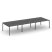 Рабочая станция 2-х сторонняя SN-4P.DRS-071 (2940х1432х750) (Тиквуд Светлый/Металл Антрацит) Рабочая станция 2-х сторонняя SN-4P.DRS-071 (2940х1432х750) (Тиквуд Светлый/Металл Антрацит)