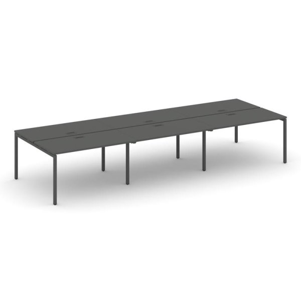 Рабочая станция 2-х сторонняя SN-4P.DRS-061 (2940х1232х750) (Антрацит/Металл Антрацит) Рабочая станция 2-х сторонняя SN-4P.DRS-061 (2940х1232х750) (Антрацит/Металл Антрацит)