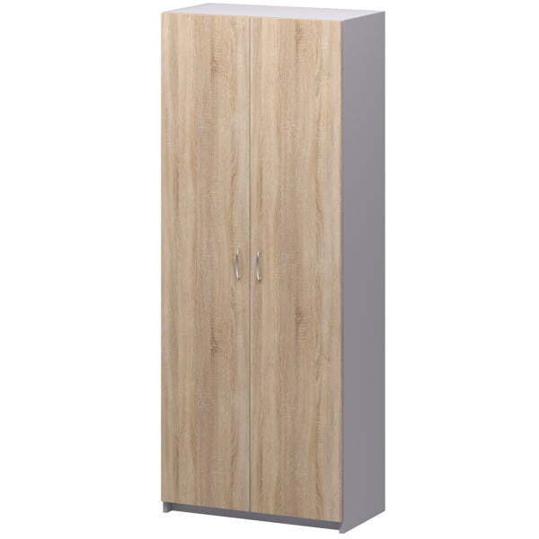 Офисный шкаф Бюджет 2554 716x349x1810 (Дуб сонома) Офисный шкаф Бюджет 2554 716x349x1810 (Дуб сонома)