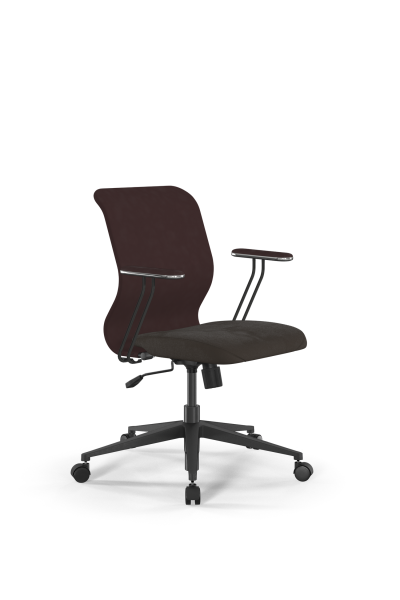 Кресло для руководителя Метта Sit 8 Mr4-4T - Vivaldi /Uh00/Wh12/T4mV-b(M09.B11.G19.W02) (Темно-коричневый)