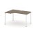 Стол рабочий эргономичный SN-4P.SPA-012(L) (1580х700/980х750) (Тиквуд Светлый/Металл Антрацит) Стол рабочий эргономичный SN-4P.SPA-012(L) (1580х700/980х750) (Тиквуд Светлый/Металл Антрацит)