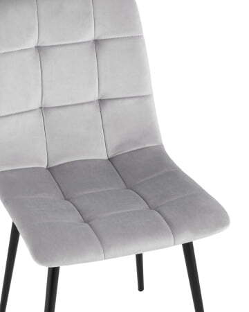 Стул Одди велюр светло-серый (Стул Одди светло-серый) Стул Одди велюр светло-серый (Стул Одди светло-серый)
