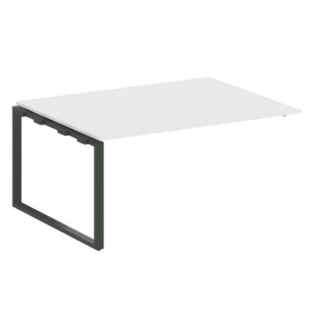 Проходной наборный элемент переговорного стола Metal System Style БО.ППРГ-4 1600x1235x750 (Белый/Антрацит металл)