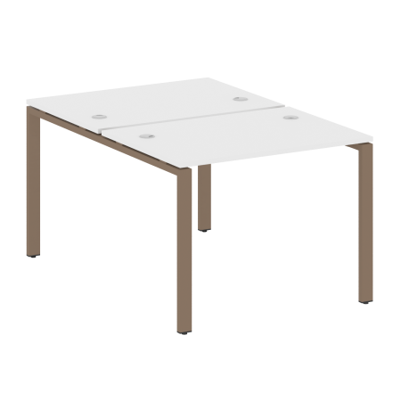 Рабочая станция Metal System Style БП.РАС-СП-2.1 1000x1475x750 (Белый/Мокко металл)