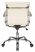 Кресло руководителя CH-993-Low слоновая кость эко.кожа низк.спин. крестов. металл хром (Слоновая кость)
