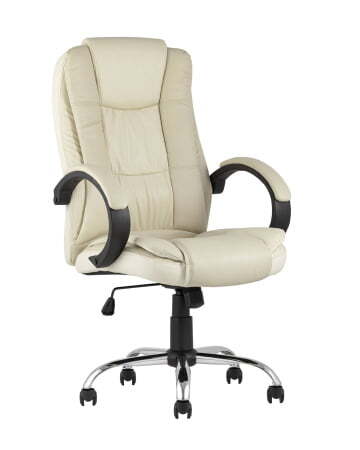 Кресло руководителя TopChairs Atlant бежевое (Компьютерное кресло Atlant бежевый)
