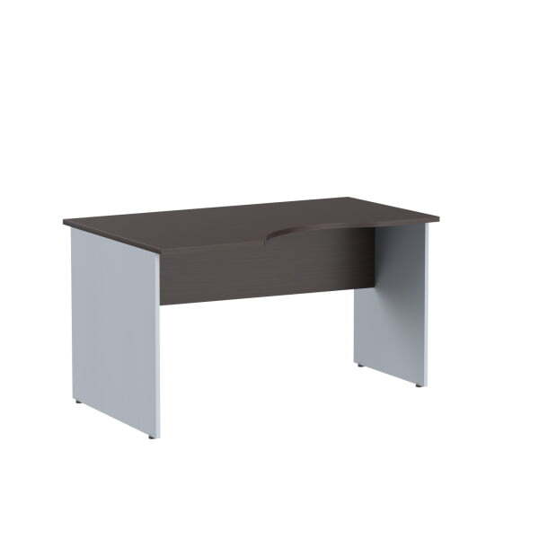 Стол криволинейный Имаго СА-2 Л 1400x900x755 (Венге-металлик)