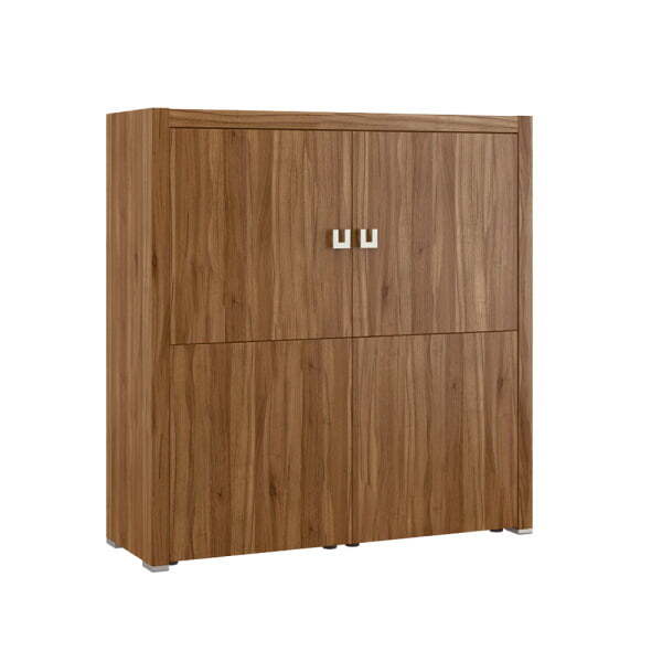 Шкаф средний SOL297420 1310x450x1370 (Орех Solid)