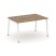 Стол переговорный SN-4A.SPRG-002.3 (1180х980х750) (Тиквуд Светлый/Металл Антрацит) Стол переговорный SN-4A.SPRG-002.3 (1180х980х750) (Тиквуд Светлый/Металл Антрацит)