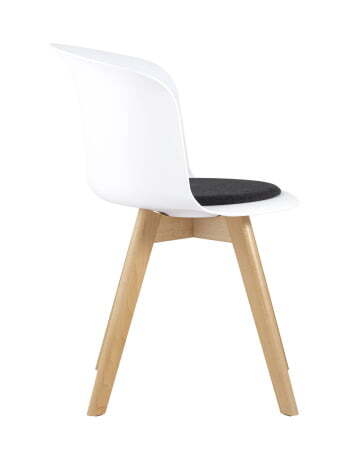 Стул Blossom с подушкой белый (Стул пластиковый Blossom белый)