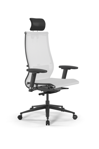 Кресло для руководителя Метта SynchroSit 10 B2-107D - T /Km00/Nb00/D03P/H3mL-2D(M23.B11.G19.W02) (Белый) Кресло для руководителя Метта SynchroSit 10 B2-107D - T /Km00/Nb00/D03P/H3mL-2D(M23.B11.G19.W02) (Белый)