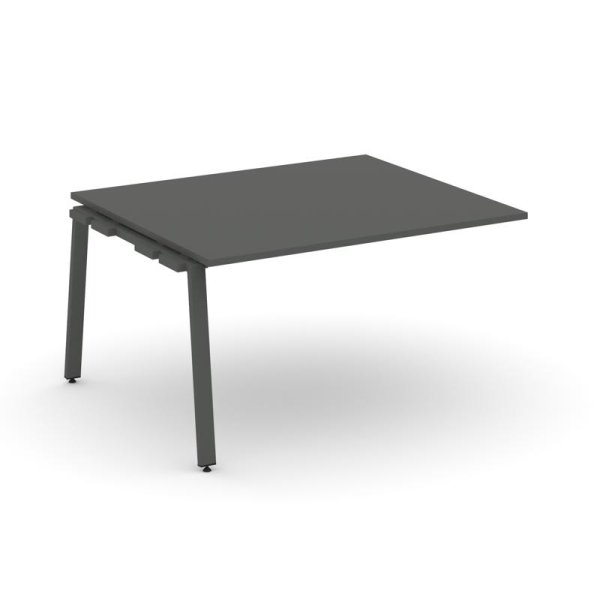Проходной наборный элемент переговорного стола SN-6A.NSPRG-034.3 (1580х1180х750) (Антрацит/Металл Антрацит)