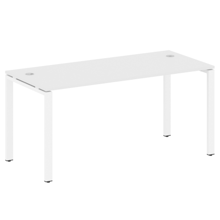 Стол письменный Metal System Style БП.СП-4 1600x720x750 (Белый/Белый металл)