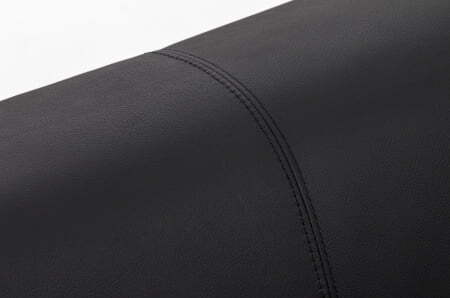 VISPO Диван 2-местный (ЧЕРНЫЙ/КОЖА)