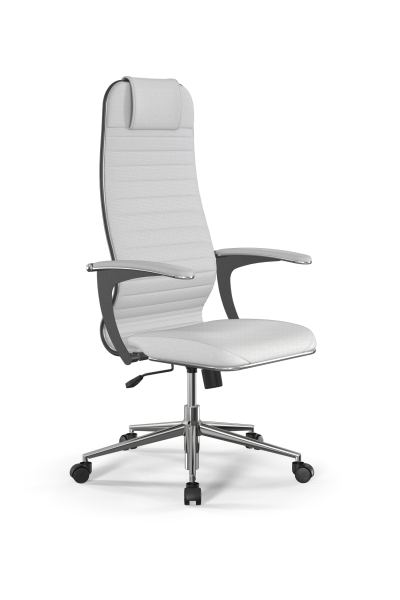Кресло для руководителя Метта Sit 10 B1-117U - Extra /Um02/Wm12/U0mL-b(M09.B23.G18.W01) (Белый)