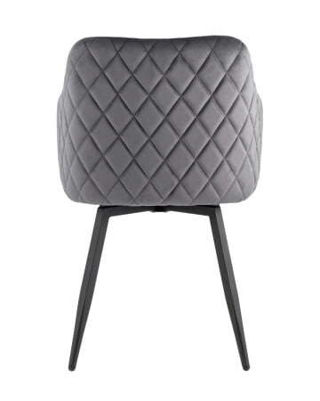 Стул Ника вращающийся велюр серый (Стул Ника серый)