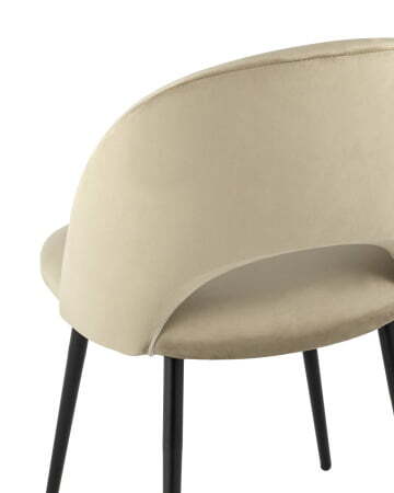 Стул Меган велюр капучино (Стул Меган капучино)