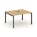 Стол переговорный SN-5P.SPRG-032 (1180х1180х750) (Тиквуд Светлый/Металл Антрацит) Стол переговорный SN-5P.SPRG-032 (1180х1180х750) (Тиквуд Светлый/Металл Антрацит)