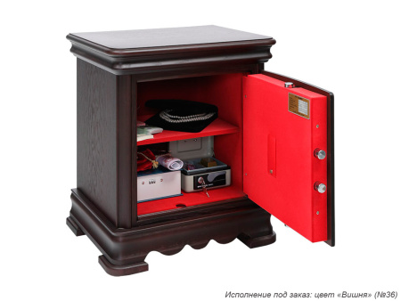 Взломостойкий сейф в дереве VALBERG КАРАТ-46 EL Д (Коричневый)