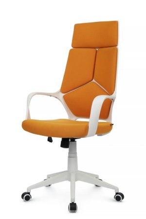 Кресло Iq Rv RCH 8989 Белый/Оранжевый (Белый пластик/Оранжевый) Кресло Iq Rv RCH 8989 Белый/Оранжевый (Белый пластик/Оранжевый)